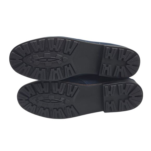 White Mountain Women Auburn Lace Up Ankle Boots Navy Blue 10M Casual All Seasons - Picture 11 of 16